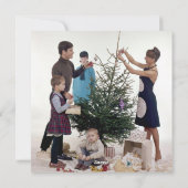 カスタムな写真altとメリーそして明るいです主演します シーズンカード (裏面)