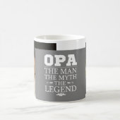 カスタムな写真Opa伝説 コーヒーマグカップ (中央)