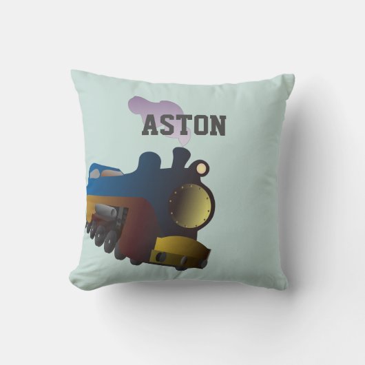 カスタムな列車の枕 クッション (正面)