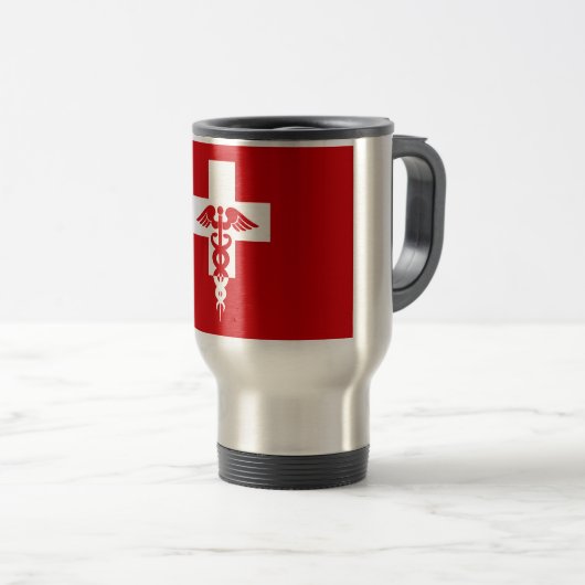 カスタムな医学の専門のマグ-スタイルを選んで下さい トラベルマグ (正面右)