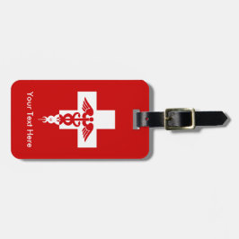 カスタムな医学の専門の荷物のラベル ラゲッジタグ