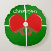 カスタムな卓球 ラウンドクッション (正面)