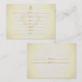 カスタムな名刺のヴィンテージの硫酸紙 名刺 (正面/裏面)