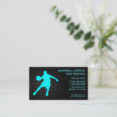 カスタムな名刺を訓練するバスケットボールのレッスン 名刺 (スタンド正面)