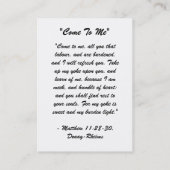 カスタムな名刺を"私"に来られて 名刺 (裏面)