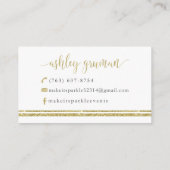 カスタムな名刺: それを光らせます 名刺 (裏面)