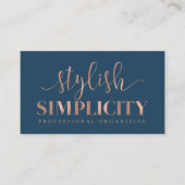 カスタムな名刺: スタイリッシュなシンプル 名刺 (正面)