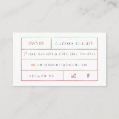 カスタムな名刺: ヒスイ + Co 名刺 (裏面)