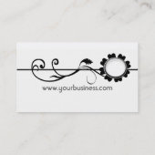 カスタムな名刺-裁縫婦/テーラー 名刺 (裏面)