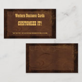 カスタムな名刺-西部国 名刺 (正面/裏面)