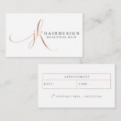 カスタムな名刺: JKの毛のデザイン 名刺 (正面/裏面)