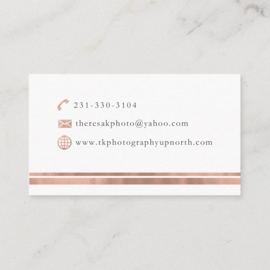 カスタムな名刺: TKの写真撮影 名刺 (裏面)