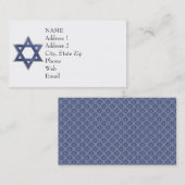 カスタムな名刺KRWのダビデの星 名刺 (正面/裏面)