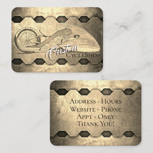 カスタムな周期の店 名刺 (正面/裏面)