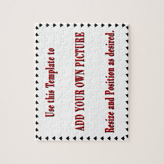 カスタムな困惑はあなた自身の写真を加えます ジグソーパズル (縦)