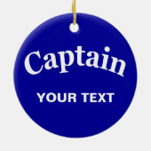 カスタムな大尉 セラミックオーナメント (裏面)