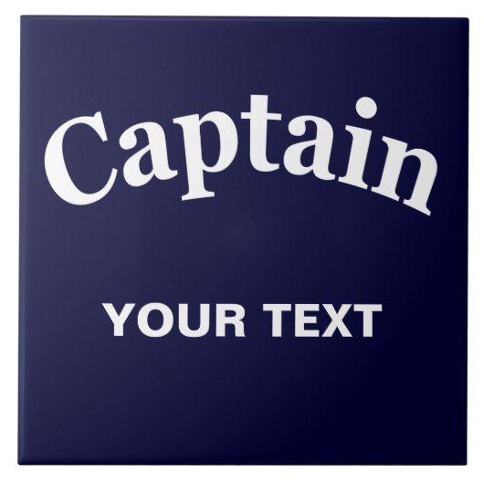 カスタムな大尉 タイル (正面)