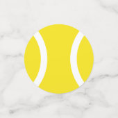 カスタムな子供のテニスの誕生会の供給 コンフェッティ (スモール正面)