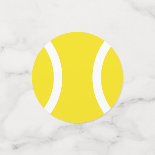 カスタムな子供のテニスの誕生会の供給 コンフェッティ (スモール正面)