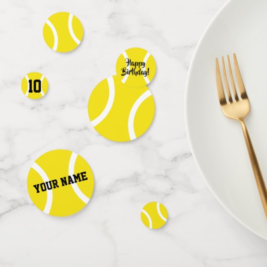 カスタムな子供のテニスの誕生会の供給 コンフェッティ (グループ)