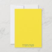 カスタムな子供のピエロは感謝していしています サンキューカード (裏面)