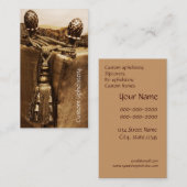 カスタムな家具製造販売業の名刺のテンプレート 名刺 (正面/裏面)