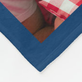 カスタムな家族写真のコラージュ フリースブランケット (角)