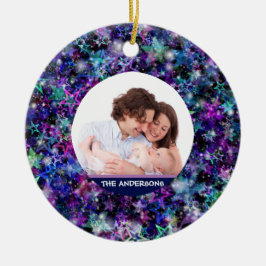 カスタムな家族写真 セラミックオーナメント