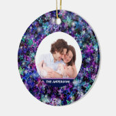 カスタムな家族写真 セラミックオーナメント (左)