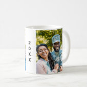 カスタムな家族2の写真2の側面は年と襲います コーヒーマグカップ (正面右)