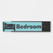 カスタムな寝室のドアの名前のプラク サインプレート (正面)