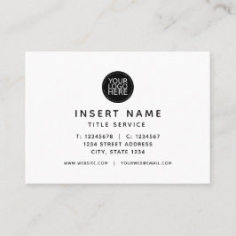 カスタムな専門のモダンここのあなたのロゴ 名刺