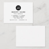 カスタムな専門のモダンここのあなたのロゴ 名刺 (正面/裏面)