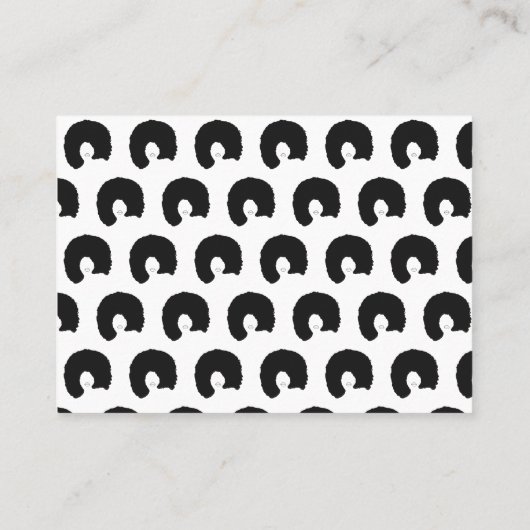 カスタムな専門カード 名刺 (裏面)