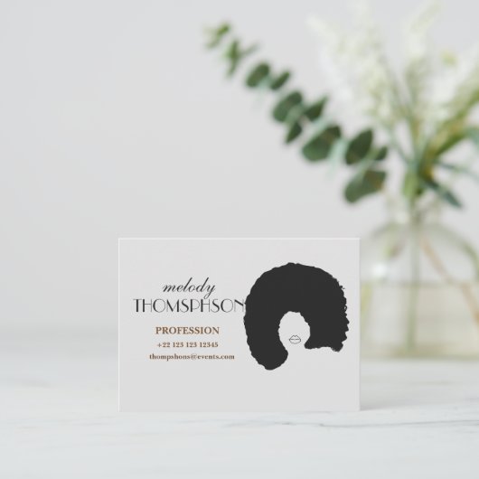 カスタムな専門カード 名刺 (スタンド正面)