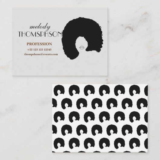 カスタムな専門カード 名刺 (正面/裏面)