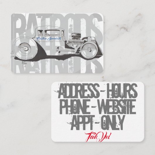 カスタムな専門家 名刺 (正面/裏面)