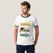 カスタムな年のレトロの人の卒業のクラスの Tシャツ (正面フル)