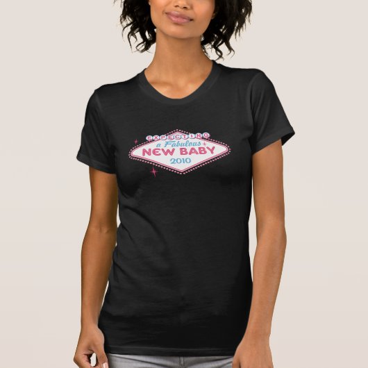 カスタムな年を期待するラスベガス Tシャツ (正面)