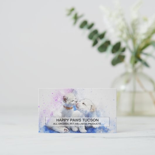 カスタムな幸せな足 名刺 (スタンド正面)