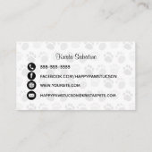 カスタムな幸せな足 名刺 (裏面)