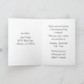 カスタムな引っ越し祝いパーティーのパーティー 招待状 (内部)