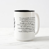 カスタムな引用文のDiploのマグ ツートーンマグカップ (正面右)