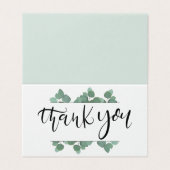 カスタムな手によって文字を入れられるユーカリの結婚式はYousを感謝していしています (外部フラット)