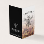 カスタムな手製のカラメルペカンは蜂蜜のラベルを禁止します 名刺 (外部)