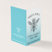 カスタムな手製の蜂蜜のヘイゼルナッツの焼いたなブリーレシピ 名刺 (外部)