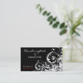 カスタムな技術によって手作りされるはっきりしたでグランジなカール 名刺 (スタンド正面)