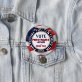 カスタムな政治ボタン米国の旗 缶バッジ (インサイチュ)