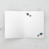 カスタムな政治誕生日の挨拶 カード (内部)