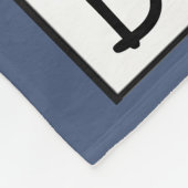 カスタムな文字および写真が付いているパーソナライズなクロスワードパズル フリースブランケット (角)